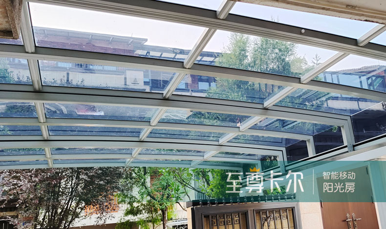[梅溪湖]庭院移动伸缩雨棚完工！