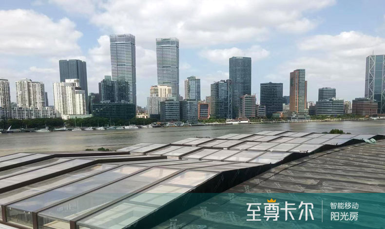 自动玻璃屋顶