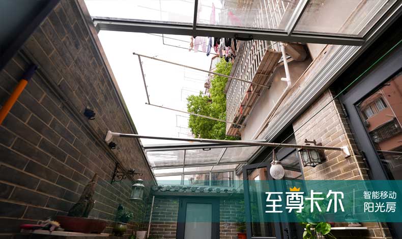 天井移动顶棚：重构建筑空间的智能遮阳革